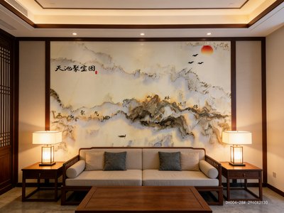 天然山水画_DH004-28#