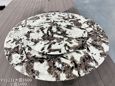 圆形餐桌_雪山兰