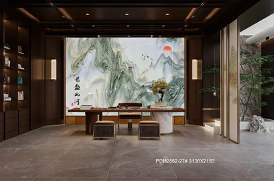 天然山水画_PDH2562-27#