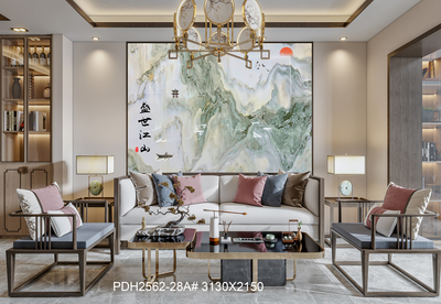 天然山水画_PDH2562-28a#